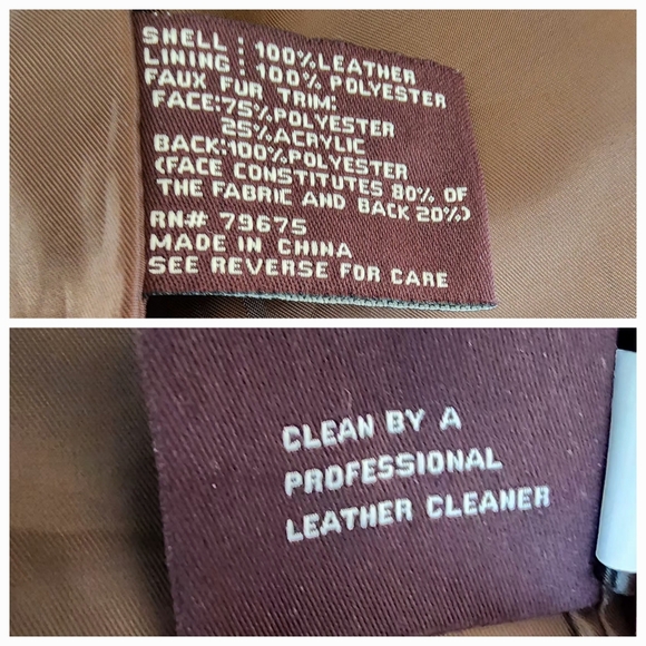 Anne klein leather jacket - Picture 6 of 6